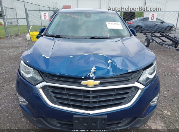 2GNAXUEV9L6158982 2020 CHEVROLET EQUINOX Blue Instrument cluster view