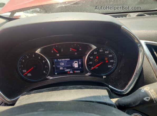 2GNAXUEV9L6185342 2020 CHEVROLET EQUINOX Оранжевый Вид щитка приборов