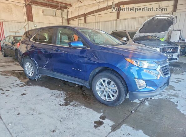 2GNAXUEVXM6136460 2021 CHEVROLET EQUINOX Синий Передняя правая четверть