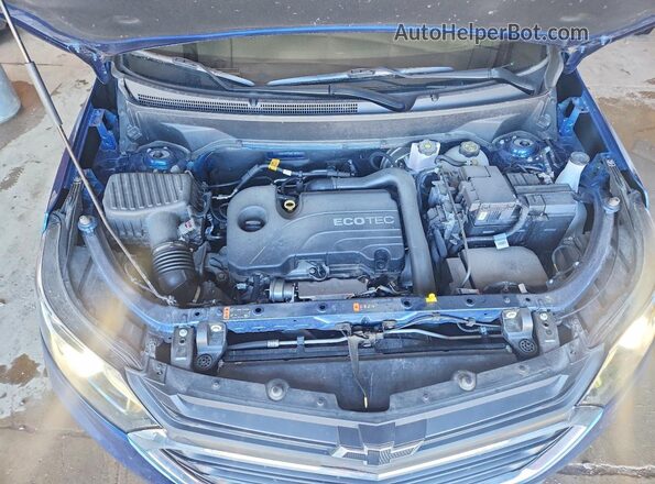 2GNAXUEVXM6136460 2021 CHEVROLET EQUINOX Синий Вид задней части салона