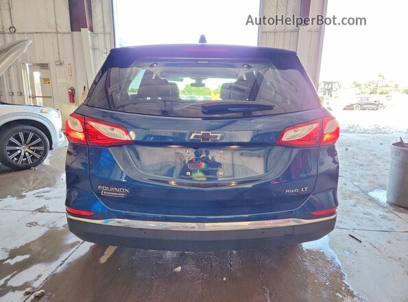 2GNAXUEVXM6136460 2021 CHEVROLET EQUINOX Синий Вид сзади