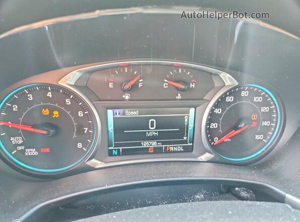 2GNAXVEV1J6124876 2018 CHEVROLET EQUINOX White ხელსაწყოთა პანელის ხედი
