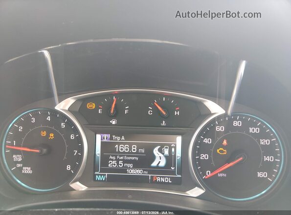 2GNAXVEV3J6307504 2018 CHEVROLET EQUINOX White Widok tylnych siedzeń