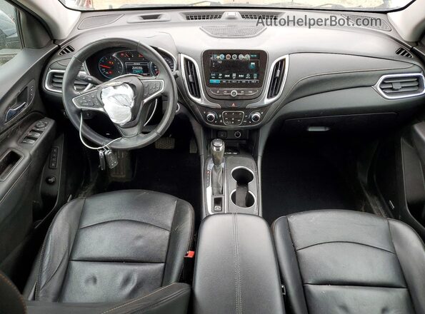 2GNAXVEV9J6193203 2018 CHEVROLET EQUINOX Black Dashboard view