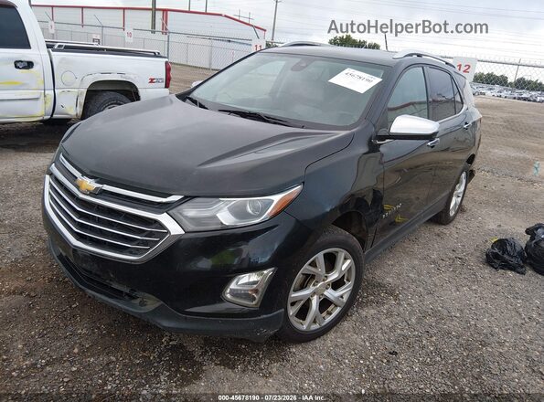 2GNAXVEVXJ6344064 2018 CHEVROLET EQUINOX Black წინა მარცხენა ხედი სამი მეოთხედიდან