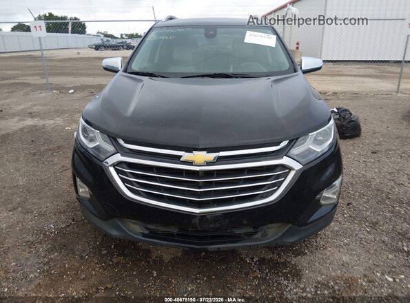 2GNAXVEVXJ6344064 2018 CHEVROLET EQUINOX Black ხელსაწყოთა პანელის ხედი