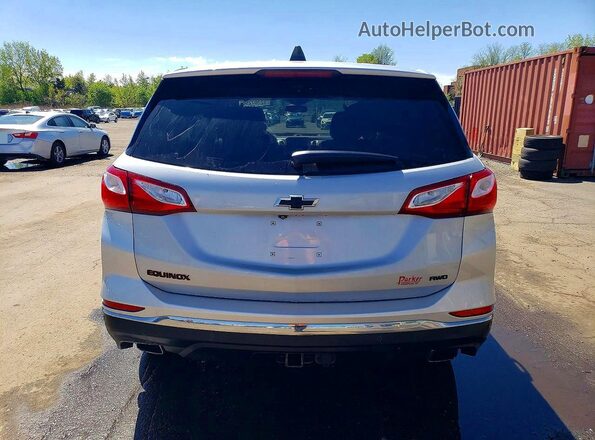 2GNAXVEX2K6271677 2019 CHEVROLET EQUINOX Silver Вид ззаду