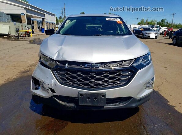 2GNAXVEX2K6271677 2019 CHEVROLET EQUINOX Silver Вид спереду