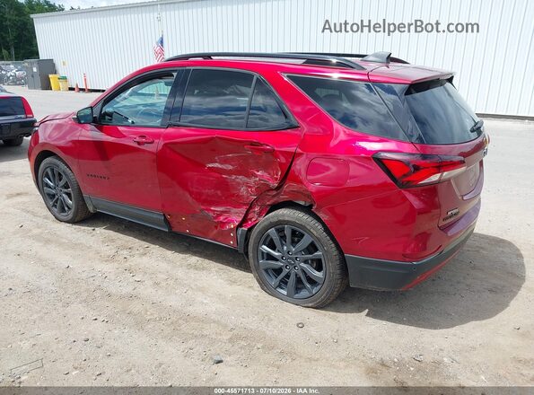 2GNAXWEV0N6136237 2022 CHEVROLET EQUINOX Red Rear left