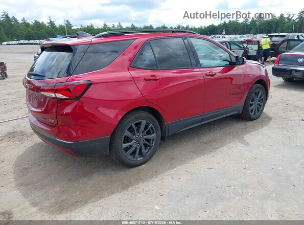 2GNAXWEV0N6136237 2022 CHEVROLET EQUINOX Red Rear right