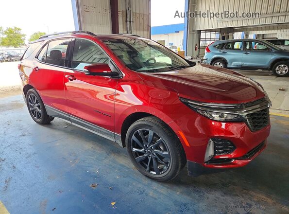 2GNAXWEV1N6132178 2022 CHEVROLET EQUINOX Red Przód prawy