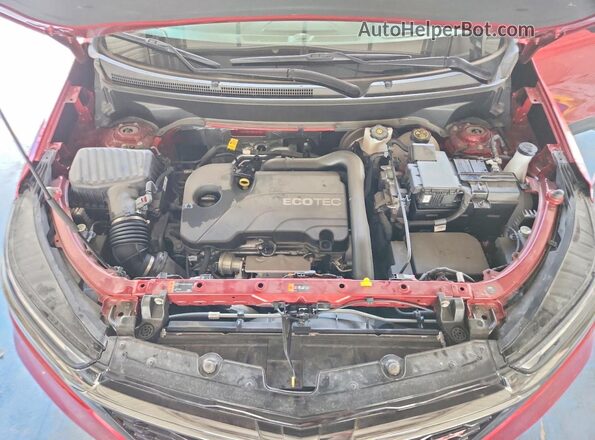 2GNAXWEV1N6132178 2022 CHEVROLET EQUINOX Red Widok komory silnika