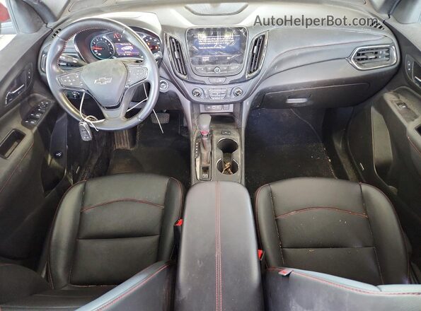 2GNAXWEV1N6132178 2022 CHEVROLET EQUINOX Red Widok deski rozdzielczej