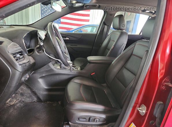 2GNAXWEV1N6132178 2022 CHEVROLET EQUINOX Red Widok wnętrza z przodu
