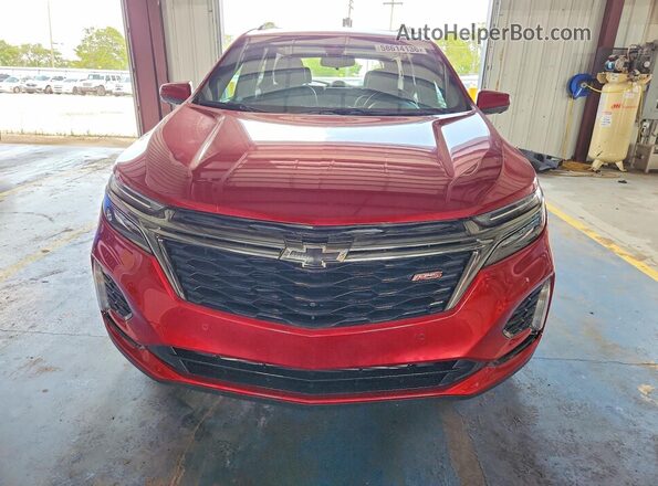 2GNAXWEV1N6132178 2022 CHEVROLET EQUINOX Red Widok z przodu