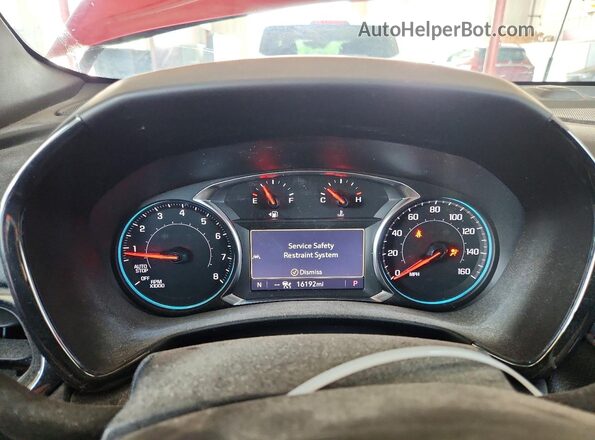 2GNAXWEV1N6132178 2022 CHEVROLET EQUINOX Red Widok zestawu wskaźników
