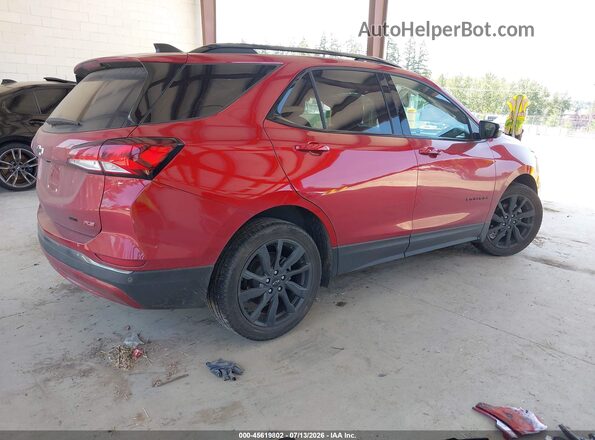 2GNAXWEV4N6126357 2022 CHEVROLET EQUINOX Red უკანა მარჯვენა