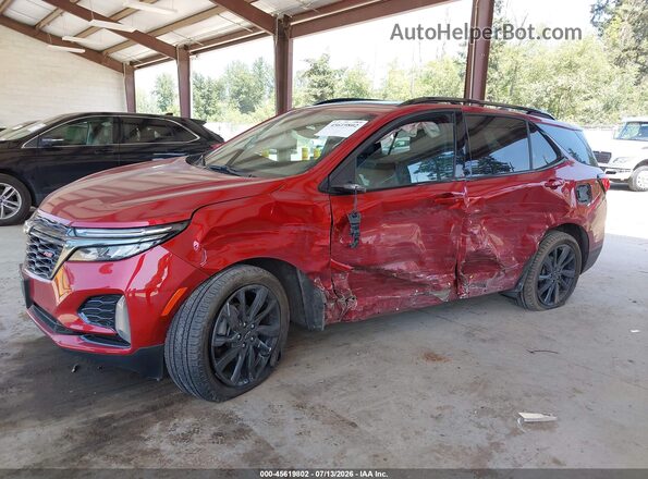 2GNAXWEV4N6126357 2022 CHEVROLET EQUINOX Red წინა ხედი