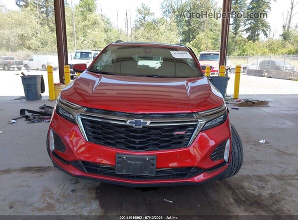 2GNAXWEV4N6126357 2022 CHEVROLET EQUINOX Red უკანა სალონის ხედი