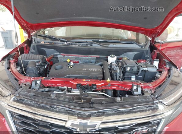 2GNAXWEV4N6126357 2022 CHEVROLET EQUINOX Red უკანა ხედი