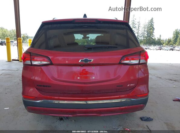 2GNAXWEV4N6126357 2022 CHEVROLET EQUINOX Red 
