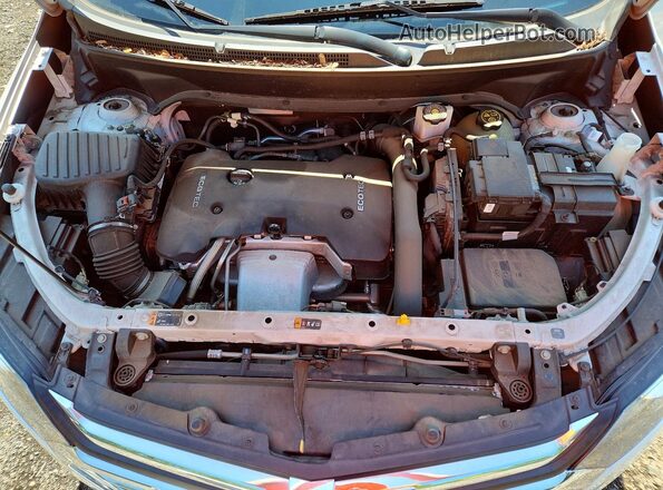 2GNAXWEX0J6219078 2018 CHEVROLET EQUINOX White ძრავის განყოფილების ხედი
