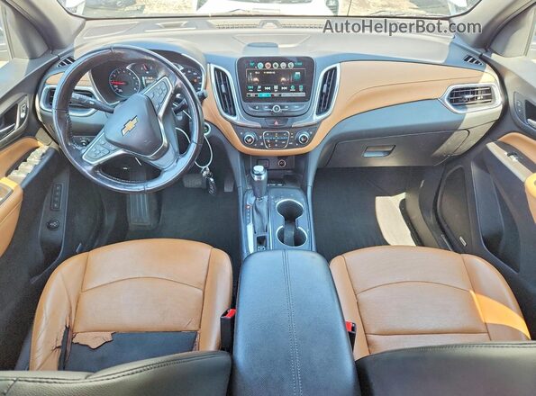 2GNAXWEX0J6219078 2018 CHEVROLET EQUINOX White წინა პანელის ხედი
