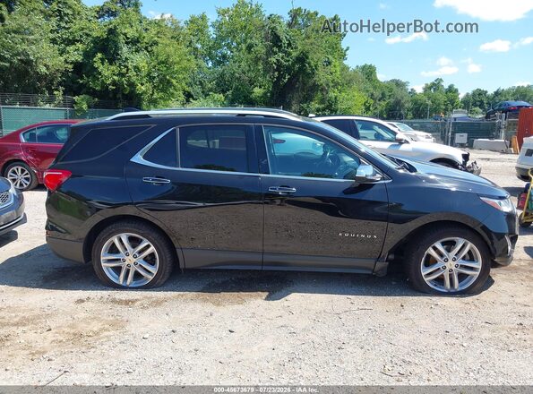 2GNAXWEX0J6268877 2018 CHEVROLET EQUINOX Black უკანა სალონის ხედი