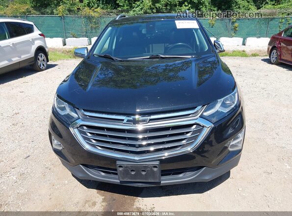 2GNAXWEX0J6268877 2018 CHEVROLET EQUINOX Black ხელსაწყოთა პანელის ხედი