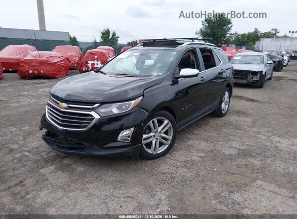 2GNAXWEX7J6209597 2018 CHEVROLET EQUINOX Черный Передняя левая четверть