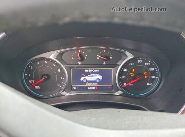2GNAXYEX0K6223547 2019 CHEVROLET EQUINOX Black Вид щитка приладів