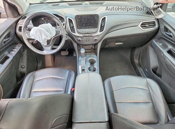 2GNAXYEX0K6223547 2019 CHEVROLET EQUINOX Black Вид панелі приладів