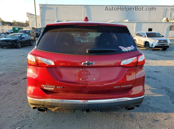 2GNAXYEX1K6173953 2019 CHEVROLET EQUINOX Red უკანა ხედი