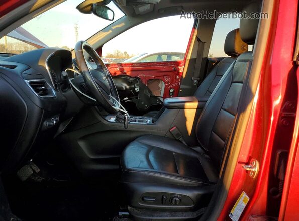 2GNAXYEX1K6173953 2019 CHEVROLET EQUINOX Red წინა სალონის ხედი