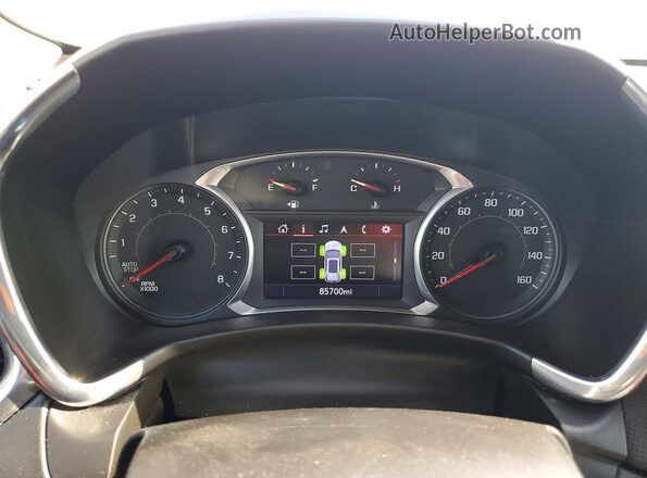 2GNAXYEX1K6265418 2019 CHEVROLET EQUINOX White Vista del cuadro de instrumentos