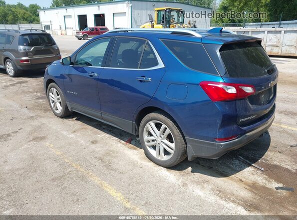 2GNAXYEX2K6143215 2019 CHEVROLET EQUINOX Blue Հետևի ձախ