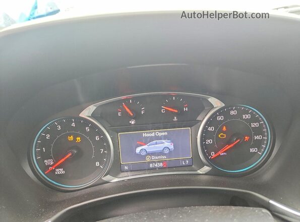 2GNAXYEX7K6116396 2019 CHEVROLET EQUINOX Black Instrument cluster view
