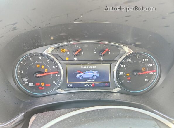 2GNAXYEX7L6123026 2020 CHEVROLET EQUINOX Коричневый Вид щитка приборов