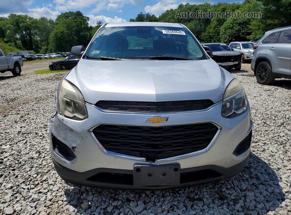 2GNFLEEK0H6150791 2017 CHEVROLET EQUINOX Silver Widok z przodu