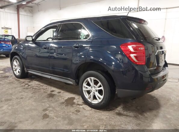 2GNFLEEK0H6283910 2017 CHEVROLET EQUINOX Синий Задняя левая четверть