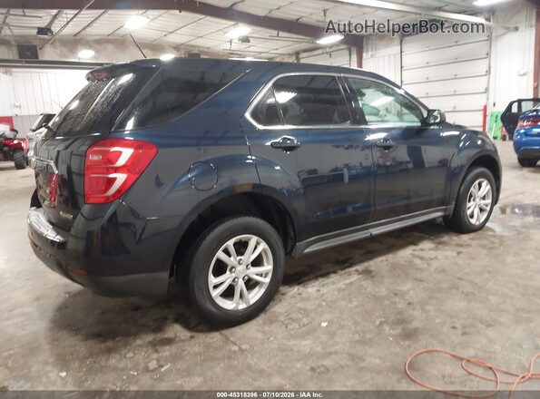 2GNFLEEK0H6283910 2017 CHEVROLET EQUINOX Синий Задняя правая четверть