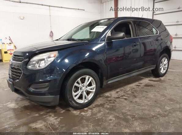 2GNFLEEK0H6283910 2017 CHEVROLET EQUINOX Синий Передняя левая четверть