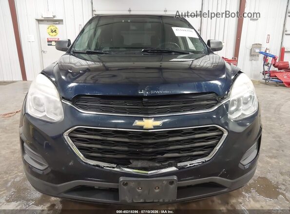 2GNFLEEK0H6283910 2017 CHEVROLET EQUINOX Синий Вид щитка приборов