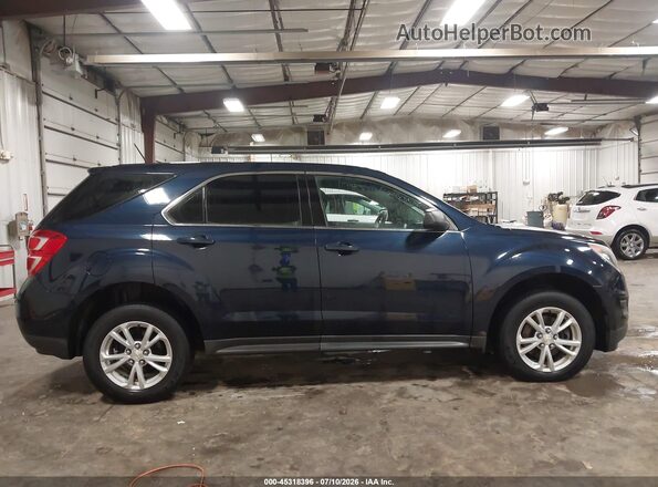2GNFLEEK0H6283910 2017 CHEVROLET EQUINOX Синий Вид задней части салона