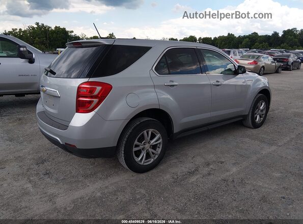 2GNFLEEK0H6322222 2017 CHEVROLET EQUINOX Серебряный Задняя правая четверть