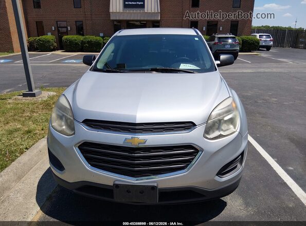 2GNFLEEK0H6322527 2017 CHEVROLET EQUINOX Silver ხელსაწყოთა პანელის ხედი