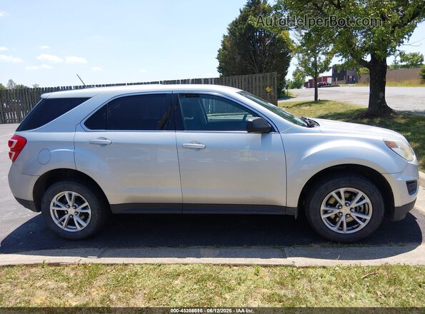 2GNFLEEK0H6322527 2017 CHEVROLET EQUINOX Silver უკანა სალონის ხედი
