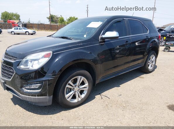 2GNFLEEK1G6258805 2016 CHEVROLET EQUINOX Black Передня ліва чверть