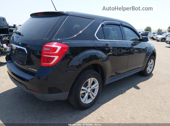 2GNFLEEK1G6258805 2016 CHEVROLET EQUINOX Black Задня права чверть