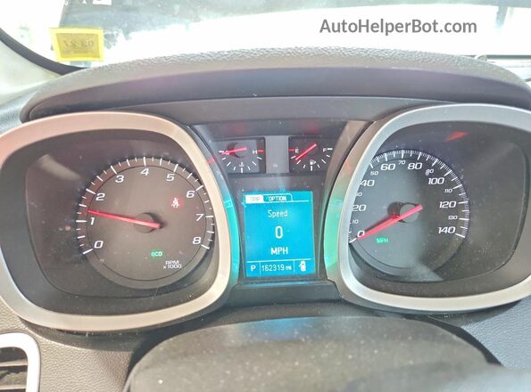 2GNFLEEK3G6187557 2016 CHEVROLET EQUINOX Gray Սարքավորումների վահանակի տեսք